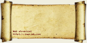 Mina Dinić vizit kartica